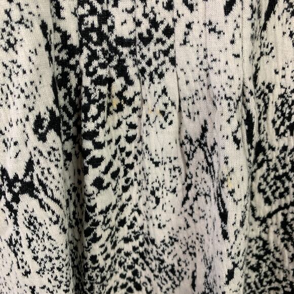 Calvin Klein Funnel Neck Short Sleeve Snakeskin Print Short Dress Size 4 - Picture 3 of 8